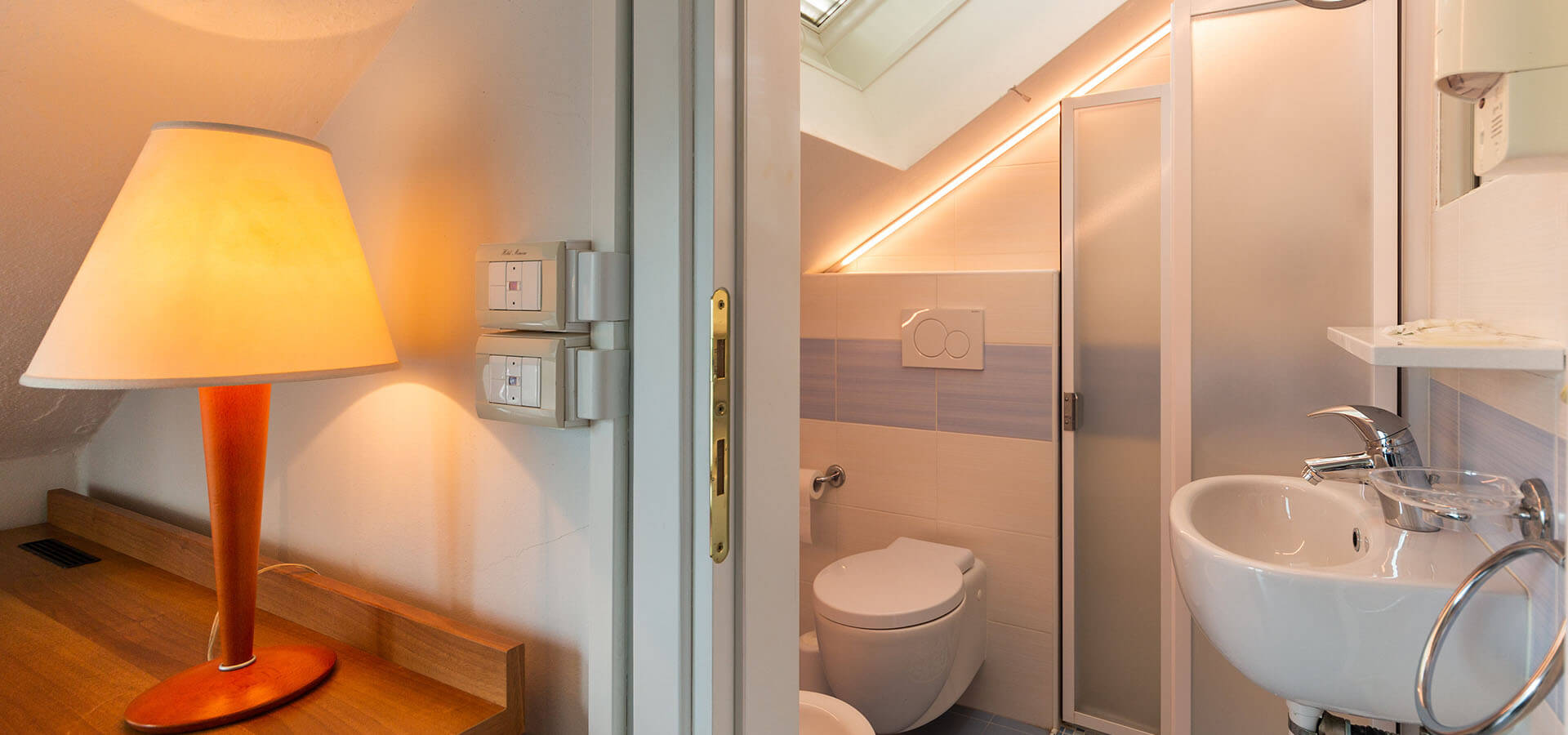 bathroom in hotel lignano